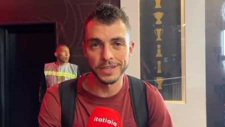 Hyoran em zona mista da Arena MRV após vitória do Atlético sobre o Sport