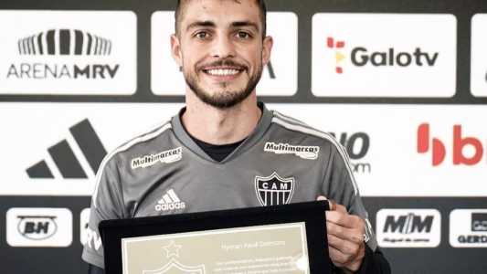 Hyoran completou 100 partidas com a camisa do Atlético em 29 de abril