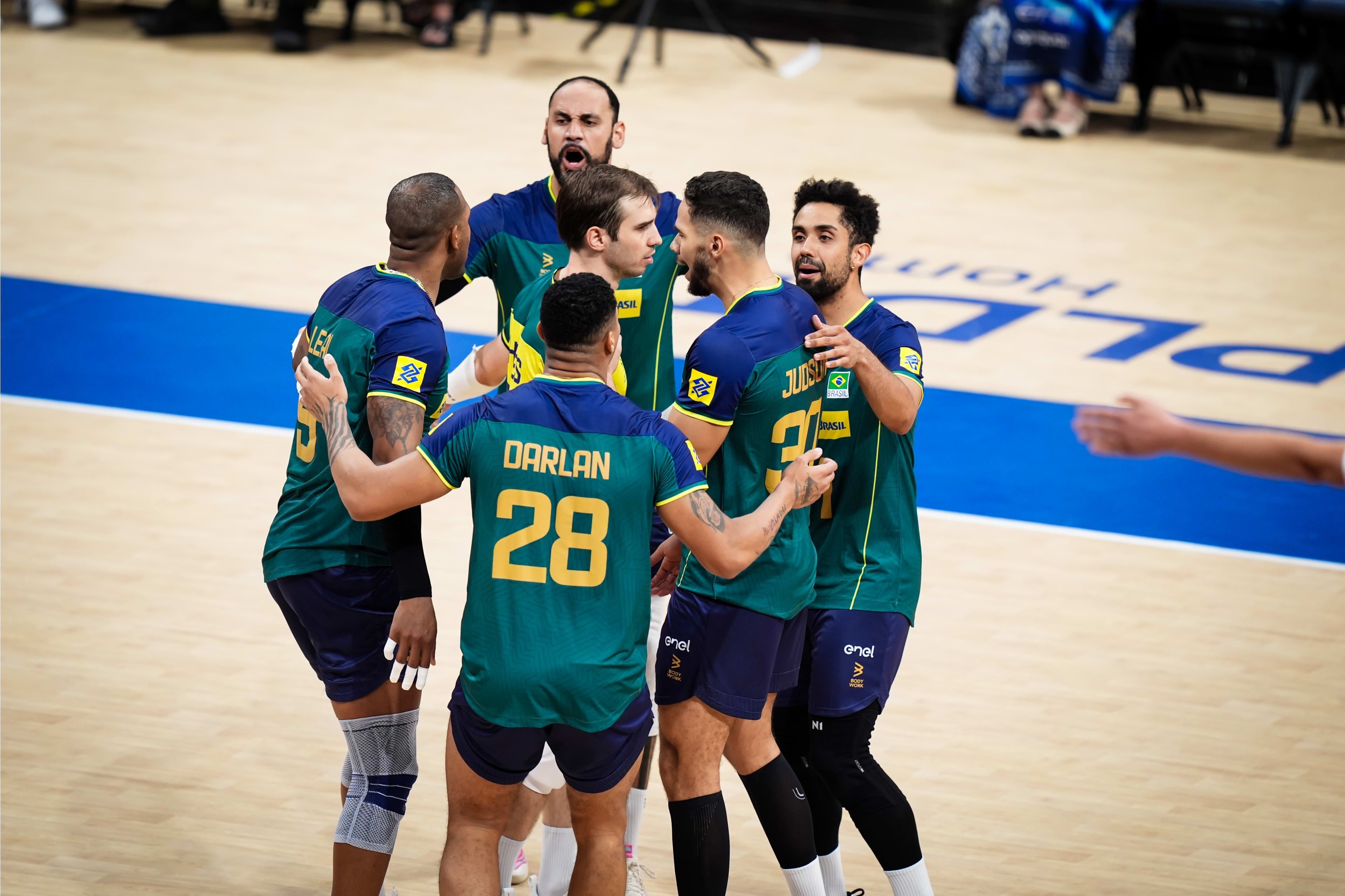 Brasil x França: horário e onde assistir ao jogo pela Liga das Nações (VNL) Masculina