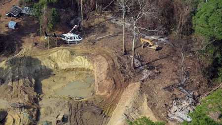 Ibama combate exploração ilegal de ouro na Terra Indígena Kayapó, no estado do Pará