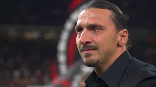 Ibrahimovic chorou de emoção em sua despedida do futebol, aos 41 anos