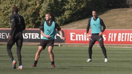Ibrahimovic e o filho treinaram lado a lado no time sub-18 do Milan