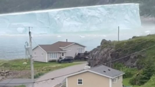 Iceberg impressionou nas redes sociais