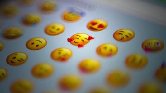 Ícones podem ser usados para representar diferentes emoções