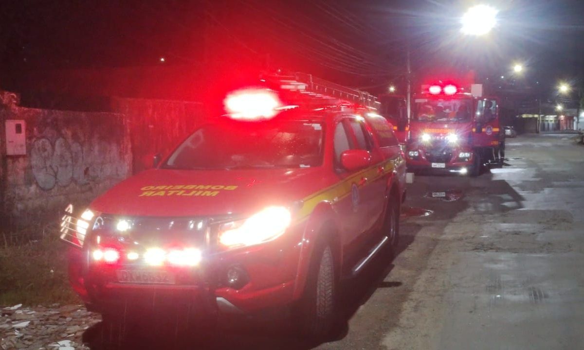Idoso fica ferido em incêndio em residência em Juiz de Fora