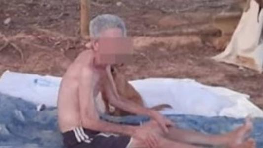 Idoso foi retirado à força da própria casa