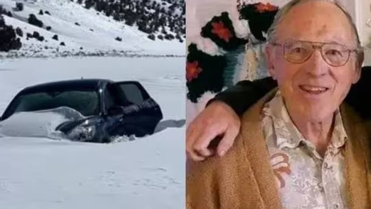 Idoso fica uma semana dentro de carro soterrado na neve e sobrevive comendo doces