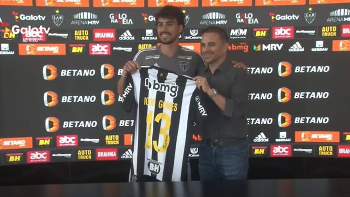 Atlético: Igor Gomes elogia projeto do clube e elege setor preferido para jogar
