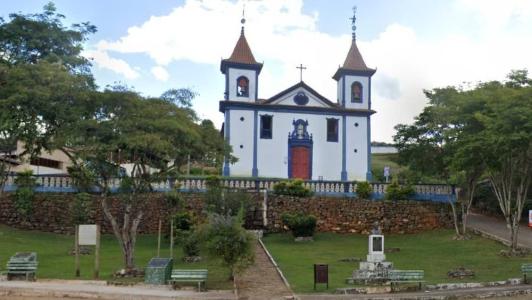 Igreja do século XVIII em Santa Rita Durão
