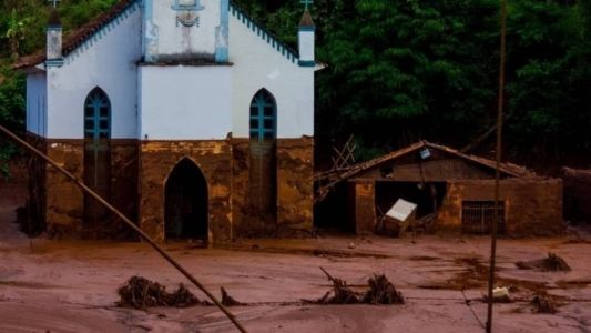 Igreja na comunidade de Gesteira, em Barra Longa