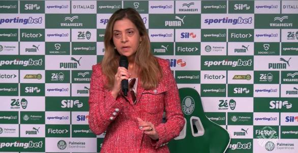 Presidente do Palmeiras, Leila Pereira evita medidas drásticas em meio à crise