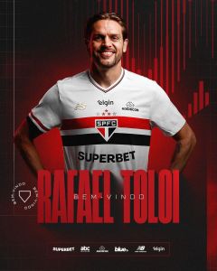 Tolói assinou contrato de um ano com o São Paulo