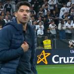 Palmeiras x Corinthians: Abel recebe cartão e é suspenso; veja motivo