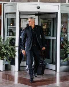 Crespo no desembarque do São Paulo na Colômbia