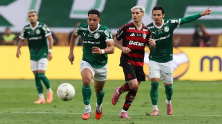 Vitor Roque lamentou derrota do Palmeiras para o Flamengo