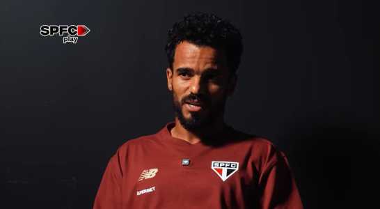 Danielzinho em entrevista para TV do São Paulo