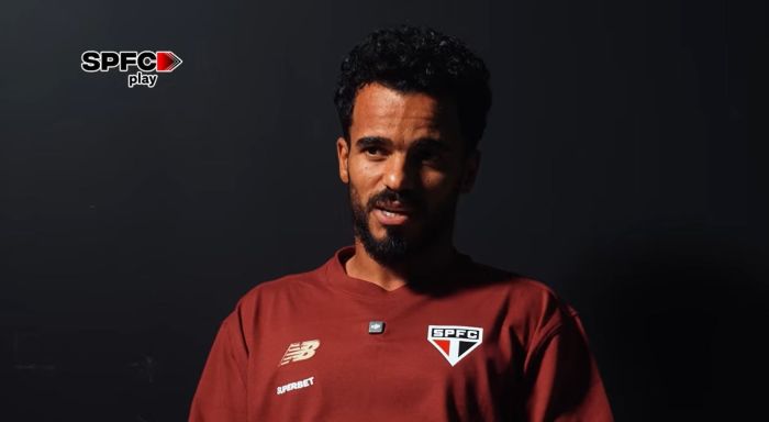 Danielzinho em entrevista para TV do São Paulo