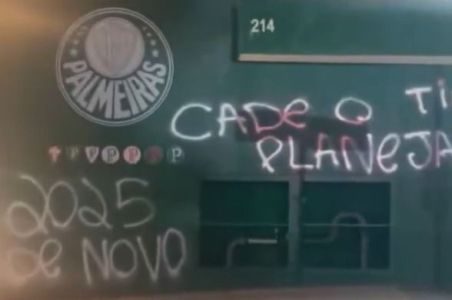 Palmeiras tem sede pichada após goleada