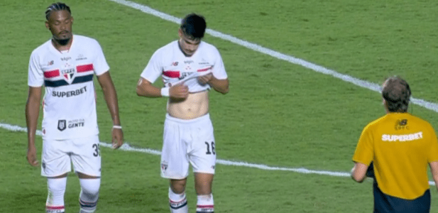 Bobadilla sente lesão e é substituído por Pablo Maia