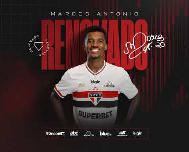 Marcos Antônio, que pertence à Lazio, ampliou empréstimo no São Paulo