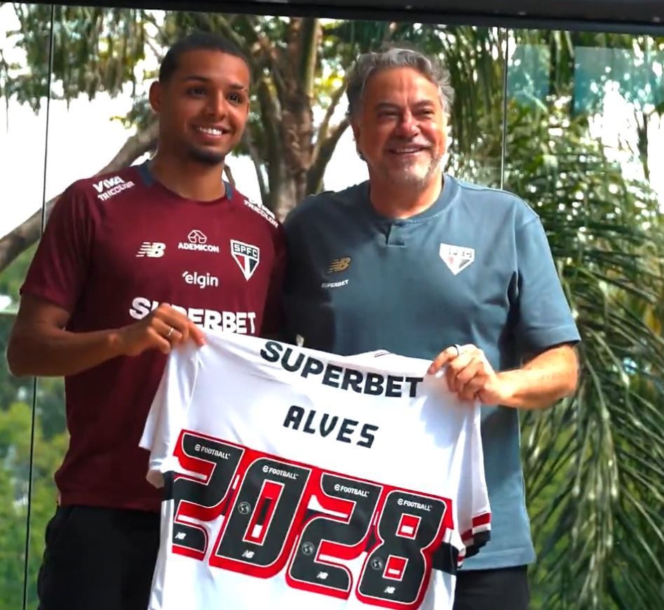 São Paulo renova contrato de promessa desejada pela Europa