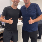 Próximo de anúncio no São Paulo, Oscar encontra 'ídolo' Rogério Ceni
