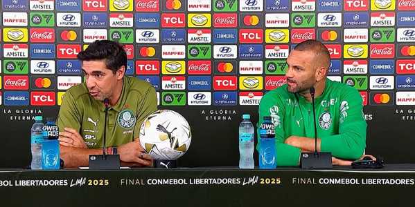 Abel Ferreira e Weverton falaram na véspera da final da Libertadores entre Palmeiras e Flamengo