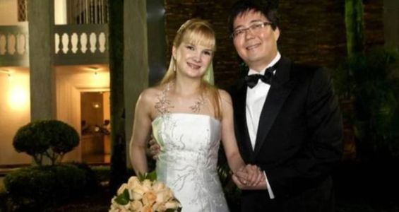 Elize Matsununga e Marcos Kitano