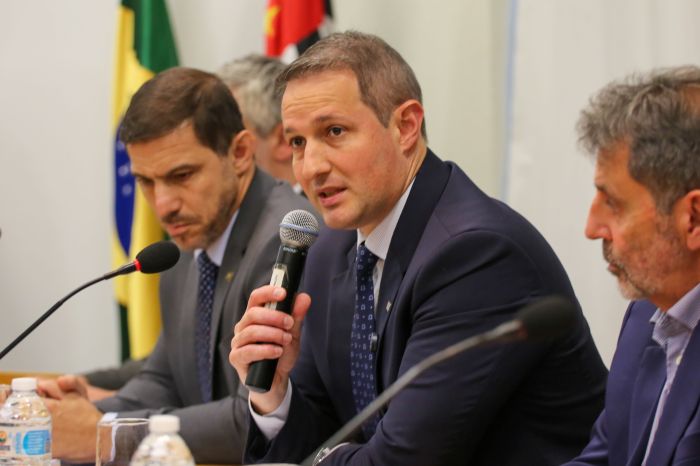 Secretário de Segurança do Estado de SP, Guilherme Derrite