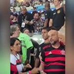 Presidente do Fluminense se desentende com torcedores do Flamengo no Maracanã