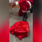 Titular do Atlético se veste de Papai Noel em comemoração de Natal; veja vídeo