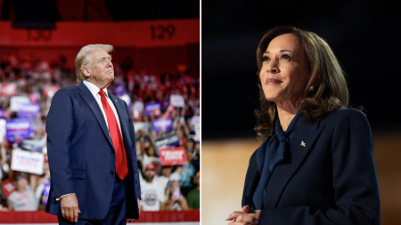 Donald Trump e Kamala Harris