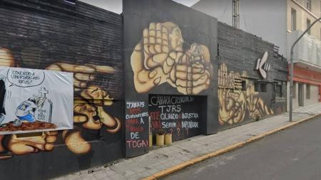 Imagem da fachada da boate Kiss registrada em setembro de 2022