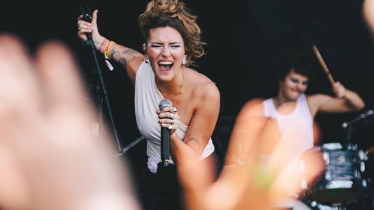 Imagem de show no Lollapalooza 2023