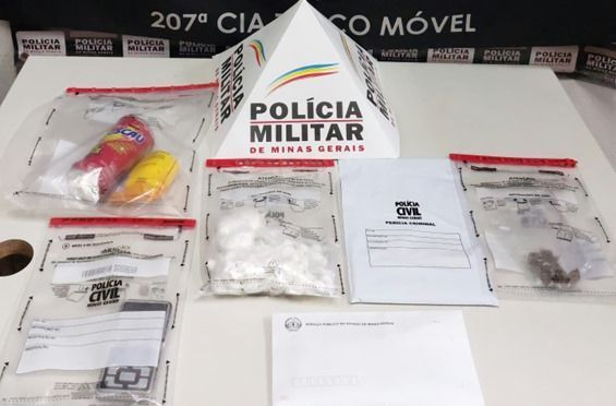 PM apreende drogas no bairro São Francisco em Varginha