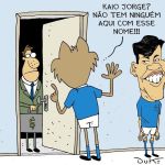 Charge do Duke | Cruzeiro se defende do assédio por Kaio Jorge