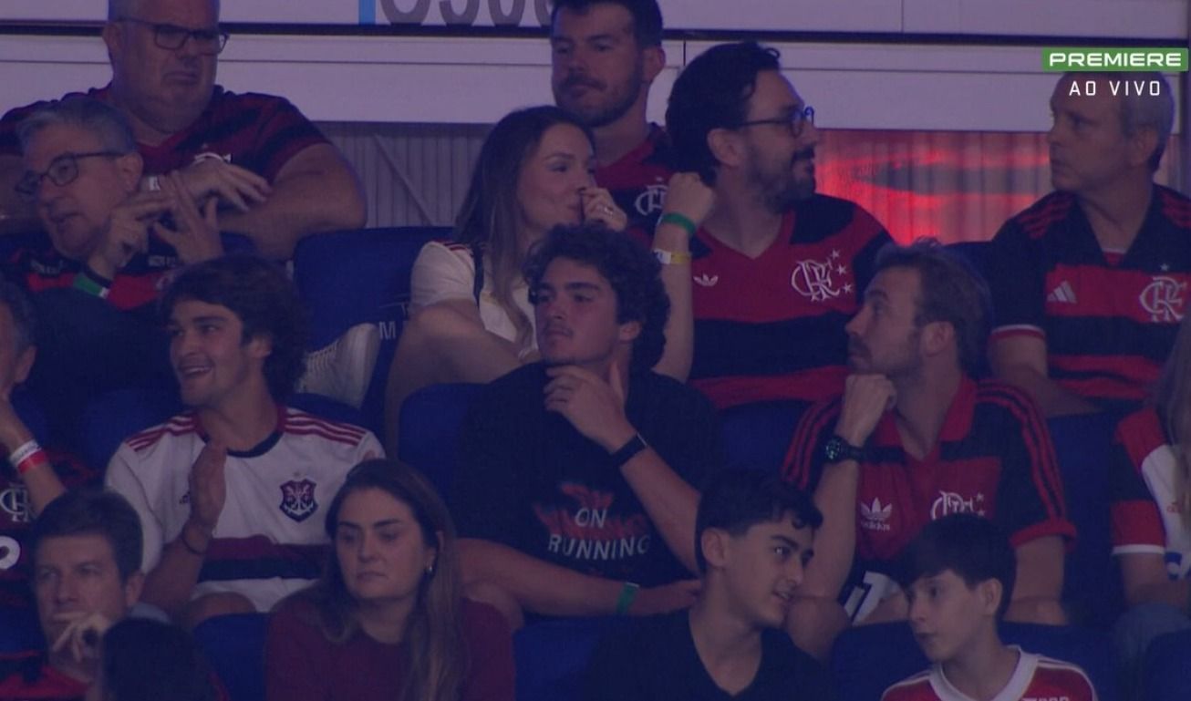 Flamengo x Ceará: João Fonseca assiste a jogo no Maracanã