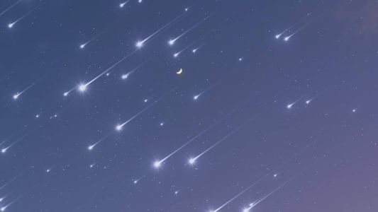 Imagem ilustrativa - Chuva de meteoros