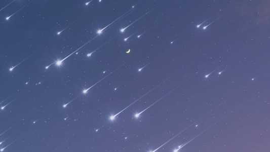 Imagem ilustrativa - Chuva de meteoros