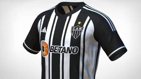 Imagem ilustrativa da nova camisa do Atlético para 2023, assinada pela Adidas