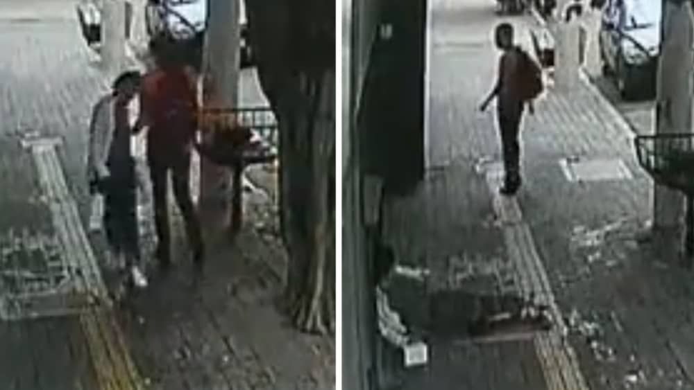 Vídeo: idosa é empurrada em rua e fratura o fêmur; homem diz que se sentiu ameaçado