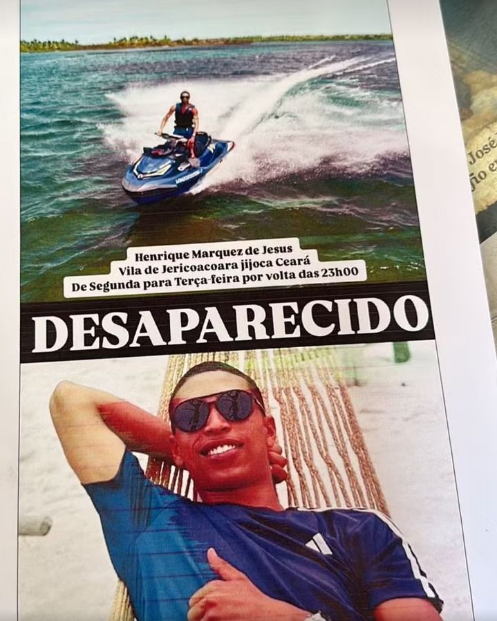 Imagem mostra turista encontrado morto em Jericoacoara sendo carregado por homens