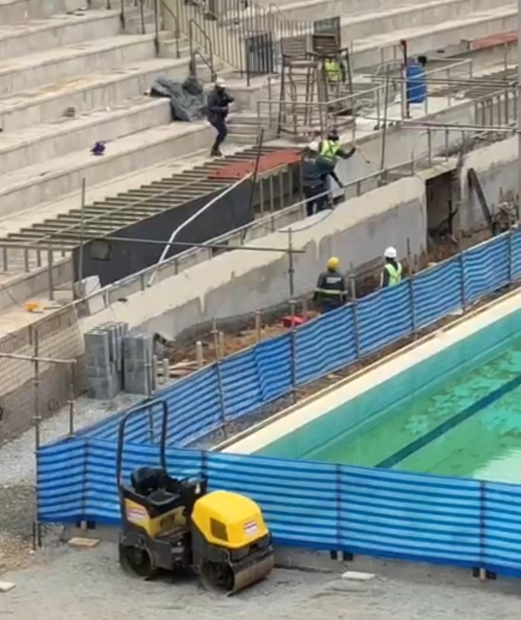 Vídeo: empresa define futuro de funcionário que deu 'madeirada na cabeça' de colega em obra no Pacaembu