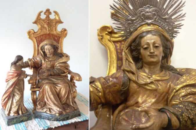 Justiça determina devolução de imagem sacra de 200 anos à paróquia da Grande BH após mais de 20 anos de disputa
