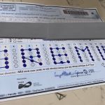 Torcedor do Grêmio marca nome do clube em gabarito da OBMEP