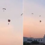 Vídeo: integrantes do Hamas invadem Israel em parapentes