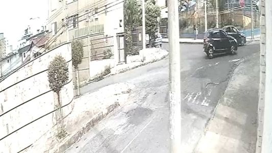 Imagens de câmeras de segurança flagraram momento do crime