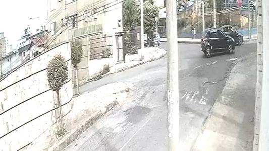 Imagens de câmeras de segurança flagraram momento do crime