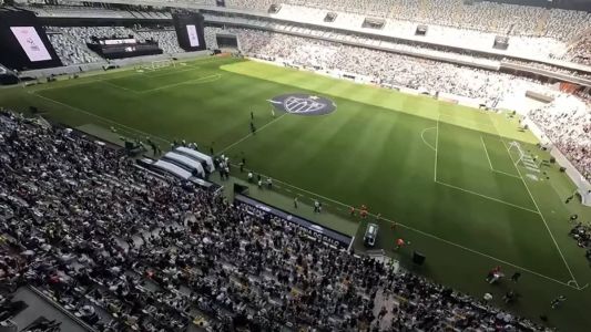 Imagens de drone da Arena MRV, do Atlético