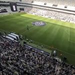 Arena MRV vista de cima: um passeio de drone durante o jogo Lendas do Galo